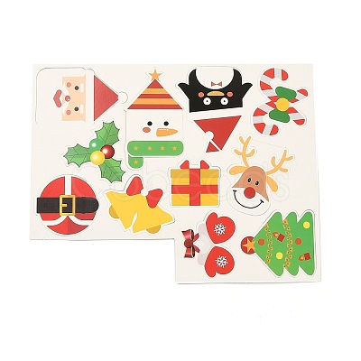 DIY Christmas Theme Paper Cake Insert Card Decoration DIY-H108-12-1