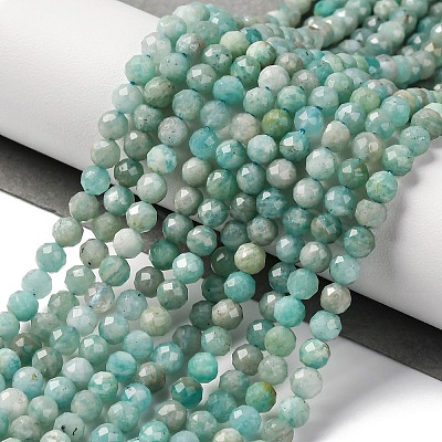 Natural Amazonite Beads Strands LS-G-G140-A18-03-A-1