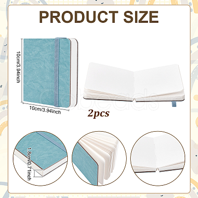 Square Watercolor Sketchbook AJEW-WH0455-310A-B-1