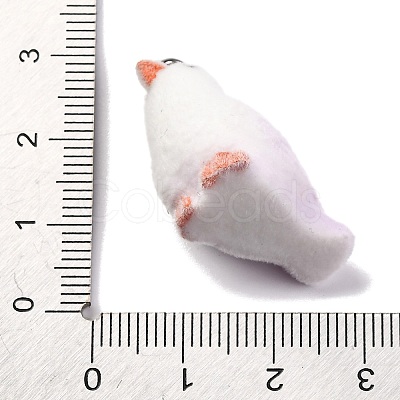 Flocky Resin Pendants RESI-Q011-03C-1