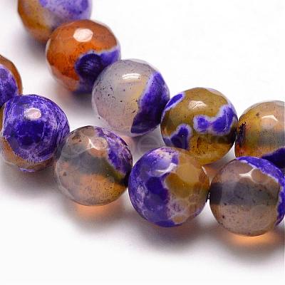 Natural Fire Crackle Agate Bead Strands G-K166-06F-8mm-08-1