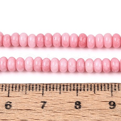 Ombre Effect Dyed Glass Beads Strands GLAA-T030-07A-04-1