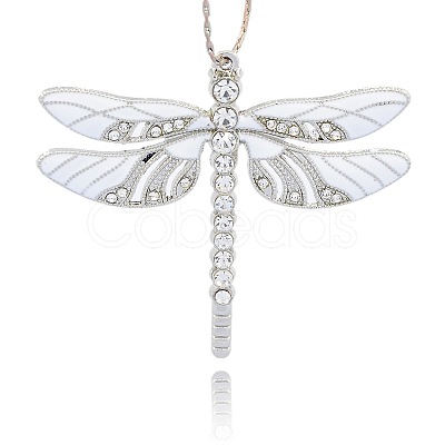 Alloy Enamel Dragonfly Big Pendants ENAM-L034-04P-1
