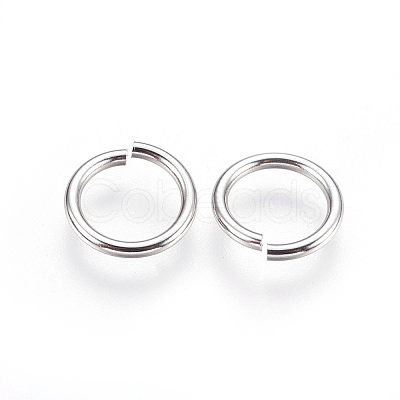 Tarnish Resistant 304 Stainless Steel Saw Cut Open Jump Rings STAS-P212-24P-01-1
