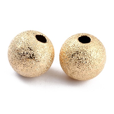 Long-Lasting Plated Brass Beads KK-O133-004D-G-1
