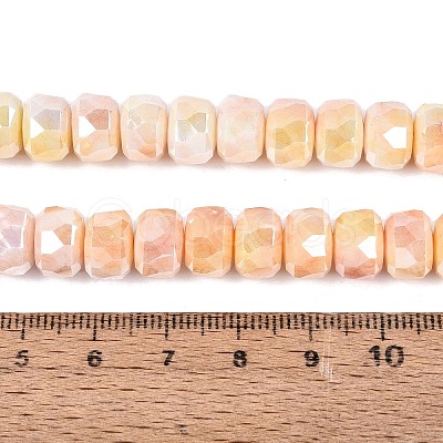 Anti-Tarnish Electroplate Glass Beads Strands GLAA-T025-10mm-11D-1