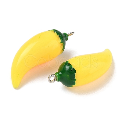 Opaque Acrylic Pendants OACR-Z031-01P-02-1