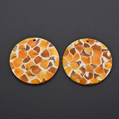 Cellulose Acetate(Resin) Pendants KY-N015-022-03-1
