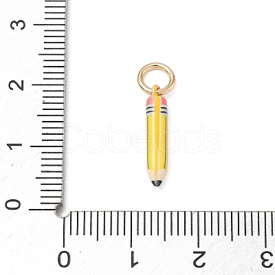 Spray Painted Brass Pendants KK-CBAEB58-07D-1