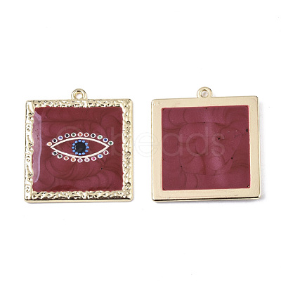 Printed Alloy Pendants ENAM-S016-65-1