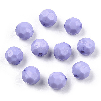 Opaque Acrylic Beads MACR-S373-69-S02-1
