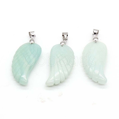 Natural Amazonite Pendants WI-PW0001-085S-1