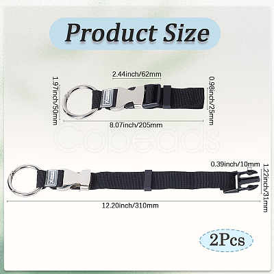 PP Adjustable Luggage Straps AJEW-WH20006-83A-1