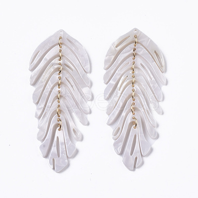 Cellulose Acetate(Resin) Big Pendants KY-S163-001E-1