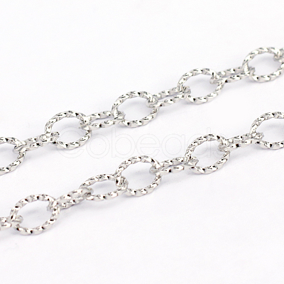 Tarnish Resistant 3.28 Feet 304 Stainless Steel Cable Chains X-CHS-L001-140-1