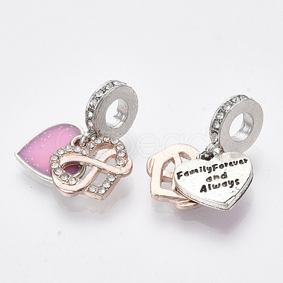 Alloy European Dangle Charms MPDL-T004-04P-1