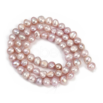 Natural Cultured Freshwater Pearl Beads Strands PEAR-P064-19E-04B-1