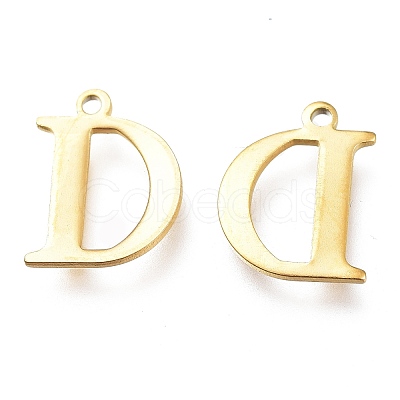 PVD Vacuum Plating 304 Stainless Steel Charms STAS-H112-D-G-1