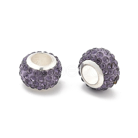 Rondelle Polymer Clay European Beads FIND-U001-01P-1