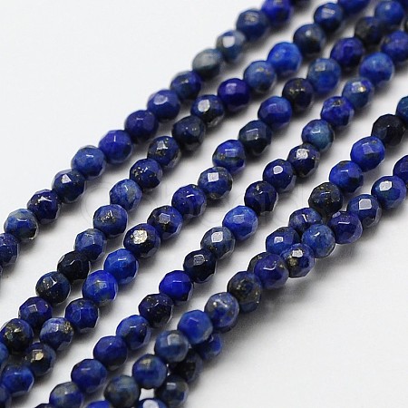 Natural Lapis Lazuli Bead Strands X-G-A129-3mm-22-1