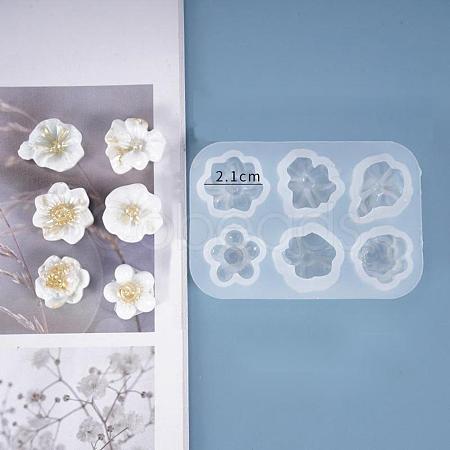 DIY Flower Silicone Molds X-DIY-D048-12B-1
