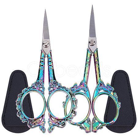 SUNNYCLUE Stainless Steel Manicure Scissors TOOL-SC0001-43-1