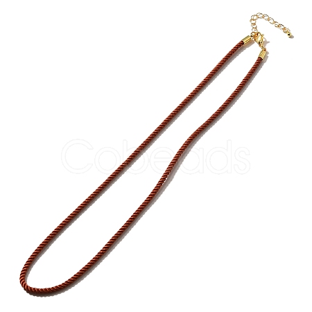 Nylon Milan Cord Necklace Making MAK-M028-01G-24-1