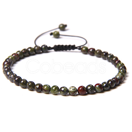 Adjustable Women's Dragon Blood Beaded Bracelet X-CN3407-37-1