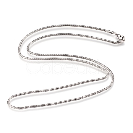 Tarnish Resistant 304 Stainless Steel Necklaces NJEW-G313-09P-1