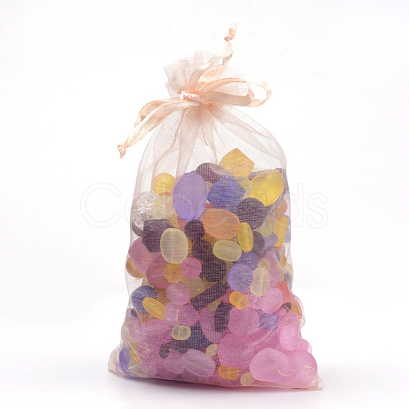 Organza Gift Bags with Drawstring OP-R016-9x12cm-23-1