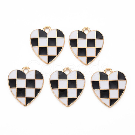 Alloy Enamel Pendants ENAM-S121-176D-RS-1