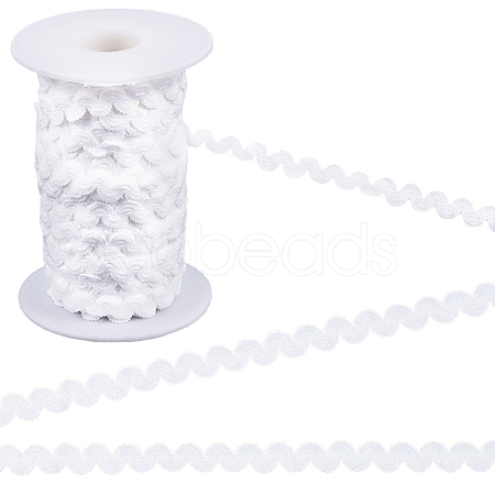 25M Nylon S Shaped Lace Ribbon OCOR-GF0003-60B-1