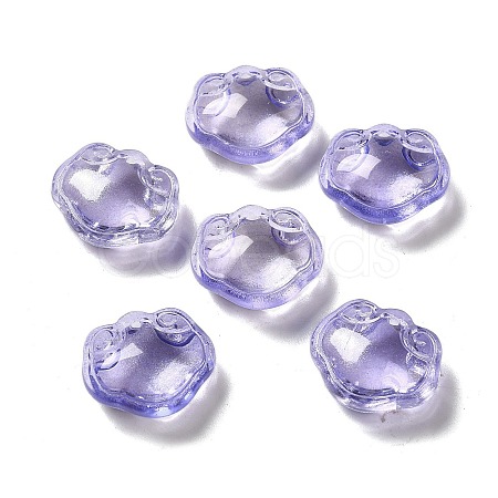Transparent Glass Pendants GLAA-D025-08L-1