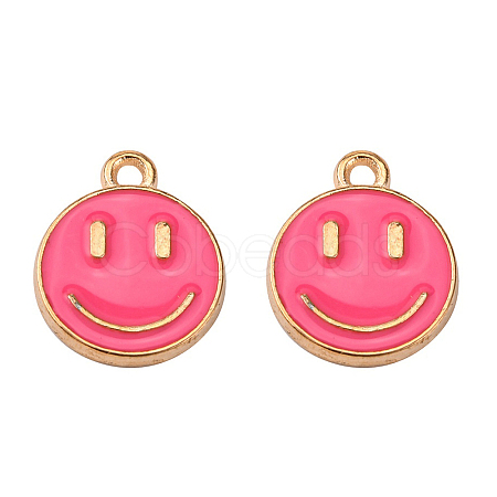 Alloy Enamel Charms X-ENAM-S121-165E-RS-1