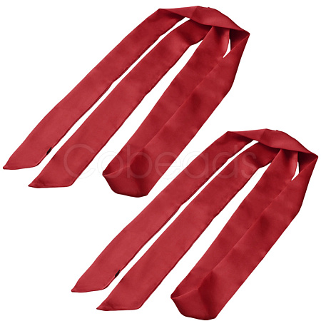 Long Polyester Silk Scarf for Women Girls AJEW-WH20042-77D-1