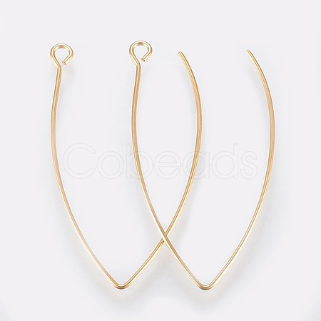 Ion Plating(IP) 304 Stainless Steel Earring Hooks STAS-K184-05-01G-1