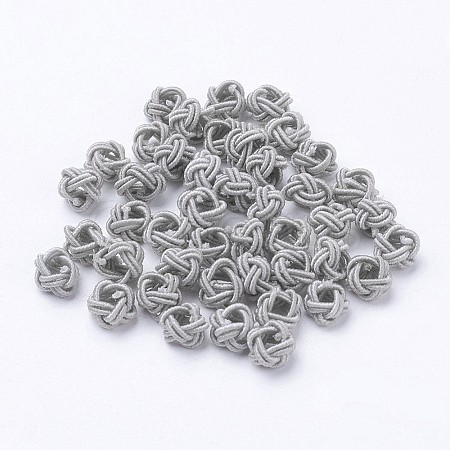 Nylon Cord Woven Beads NWIR-F005-14E-1