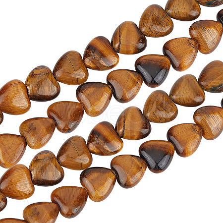 1 Strand Natural Tiger Eye Beads Strands G-OC0005-79-1