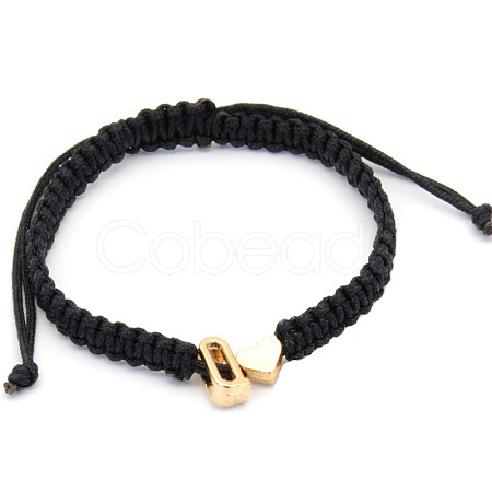 Alloy Beads Braided Bead Bracelets FS-WGADCE6-17-1