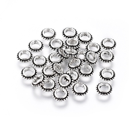 Tibetan Style Alloy Spacer Beads LF11067Y-1