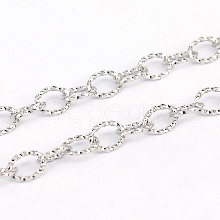Tarnish Resistant 3.28 Feet 304 Stainless Steel Cable Chains X-CHS-L001-140-1