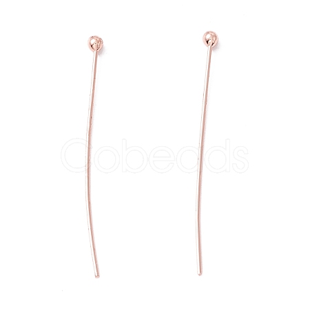 Brass Ball Head Pins KK-WH0058-02C-RG-1