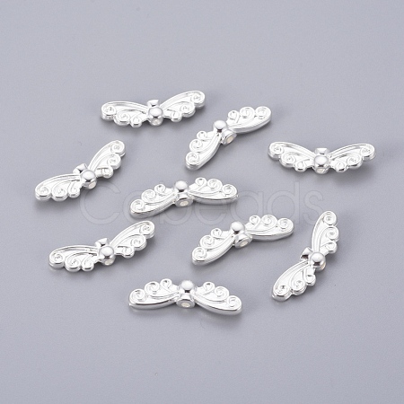 Tibetan Style Alloy Beads TIBEB-1331-S-LF-1