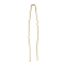 Hair Accessories Iron Hair Forks Findings, Golden, 63~63.5x6~11x1mm