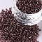 12/0 Glass Seed Beads, Silver Lined Round Hole, Round, Rosy Brown, 2mm, Hole: 1mm, about 6666pcs/100g