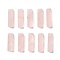 Natural Rose Quartz Pendants, Cuboid Charms, 24.5~25x6.5~7x6.5~7mm, Hole: 1.5mm