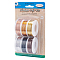 BENECREAT Round Aluminum Wire, Mixed Color, 17 Gauge, 1.2mm, 16m/roll, 6 colors, 1roll/color, 6rolls/set