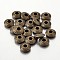 Tibetan Style Alloy Spacer Beads, Lead Free & Cadmium Free, Flat Round, Antique Bronze, 8x3mm, Hole: 2.5mm