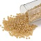 TOHO Round Seed Beads, Japanese Seed Beads, (162F) Transparent AB Frost Light Topaz, 11/0, 2.2mm, Hole: 0.8mm, about 5555pcs/50g