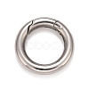 Non-Tarnish 304 Stainless Steel Spring Gate Rings STAS-M296-01P-A-1